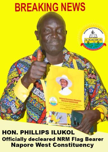 Phillip Illukol is the Flag bearer for Napore West constituency in Karenga district.