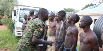 SEVENTEEN CANDIDATES OUT OF TWENTY TWO SHORTLISTED JOINED UPDF IN KAABONG AND KARENGA DISTRICTS .