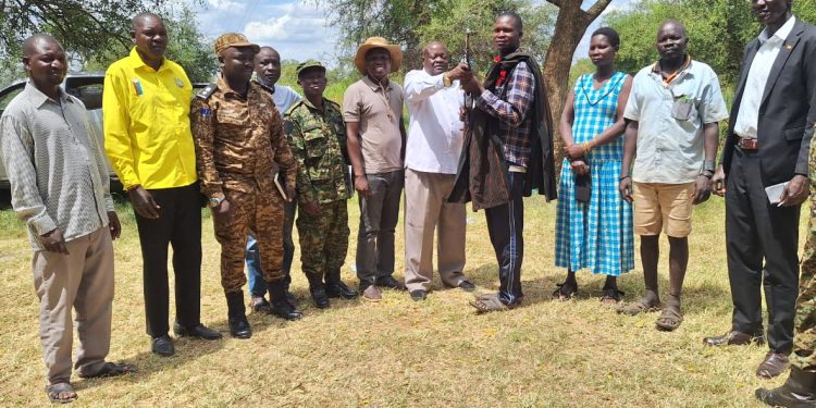 Kotido Notorious wanted warrior surrenders weapon under presidential amnesty
